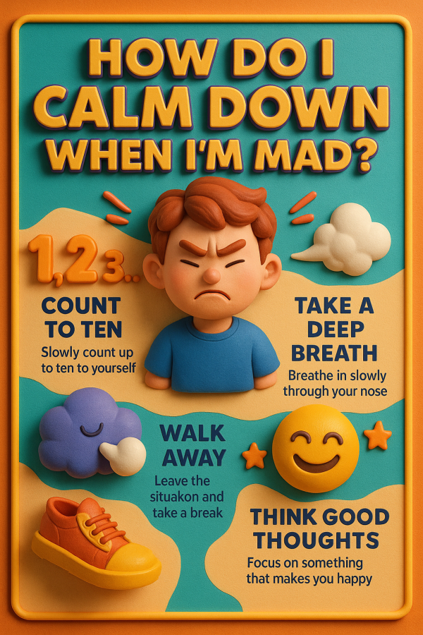 Understanding Emotions – 10 Educational Posters for Kids - Image 4